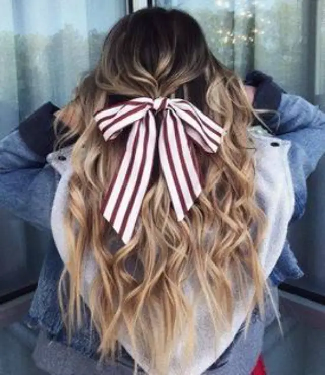 Adding A Bow Or Hair Ribbon To Your