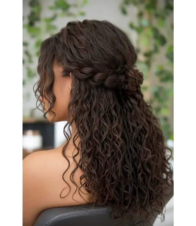 7 Effortless Low Half Updo